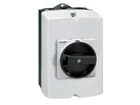 BOITIER AVECPOIGNEE CADENASSABLE NOIRE &amp; RALLONGE POUR GA016A-GA040A NEMA4X