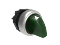 SELECTEUR LUMINEUX A MANETTE 3 POS INSTABLE VERT