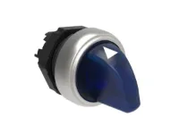 SELECTEUR LUMINEUX A MANETTE 3 POS INSTABLE BLEU