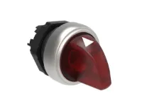 SELECTEUR LUMINEUX A MANETTE 3 POS INSTABLE ROUGE