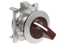 SEL. PLAT ILLUM. METAL. 3 POS. INSTABLE RETOUR GAUCHE AU CENTRE ROUGE