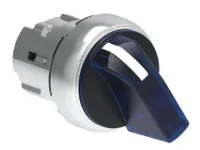 SEL. ILLUM. METAL. 3 POS. INSTABLE DROITE AU CENTRE BLEU