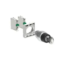 KIT SEL. A CLE 3 POS. METAL EXT. CLE CENTRE AVEC EMB. DE FIX. &amp; 2 ELEM. DE CONT. 1NO